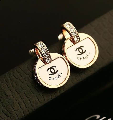 fake gold chanel earrings|are chanel earrings genuine.